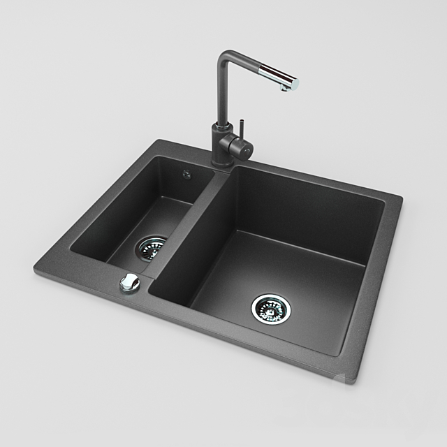 Kitchen Sink 3DSMax File - thumbnail 1