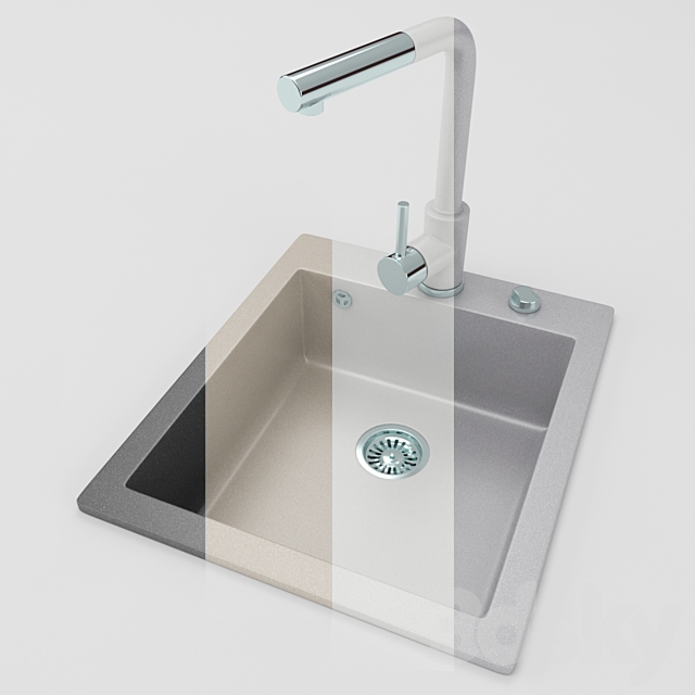 Kitchen Sink 3DSMax File - thumbnail 2