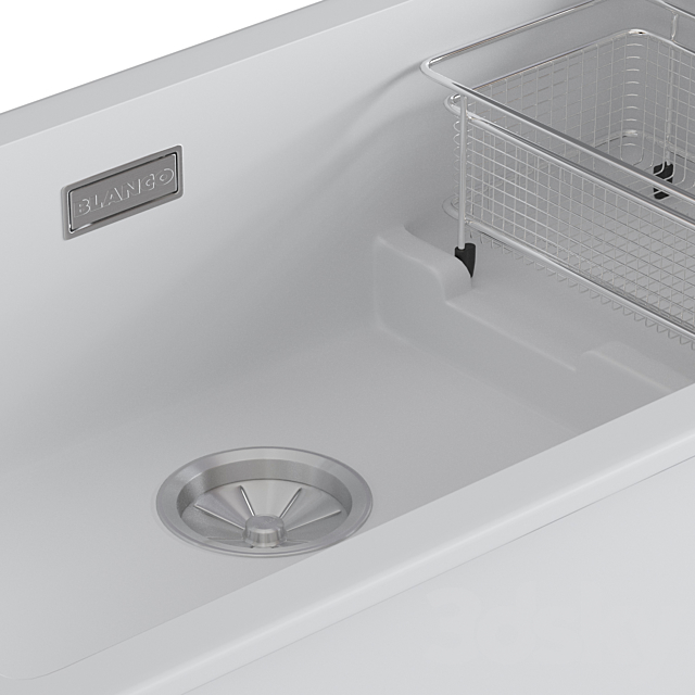 Kitchen sink Blanco SUBLINE 700-U 3DS Max Model - thumbnail 5