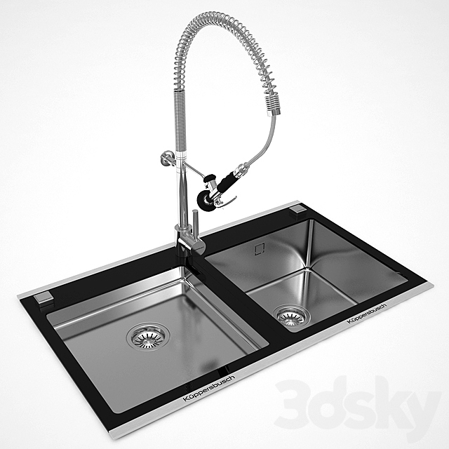 Kitchen Sink Kuppersbusch 3DSMax File - thumbnail 2