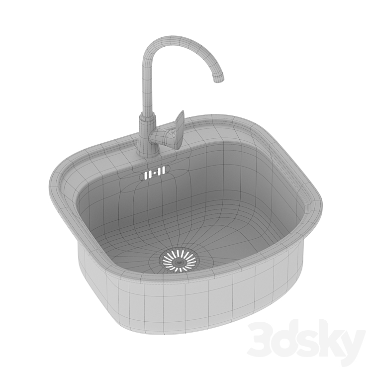 Klio Maidsinks 47×49 3DS Max - thumbnail 2