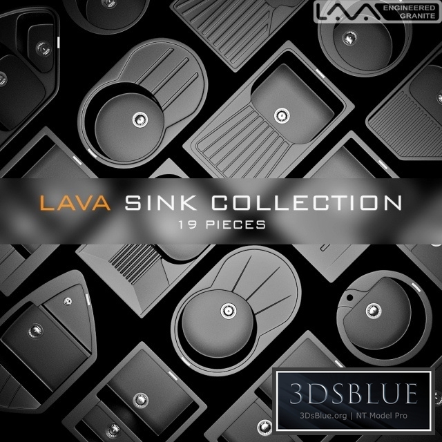 LAVA SINK COLLECTION 3DS Max - thumbnail 3