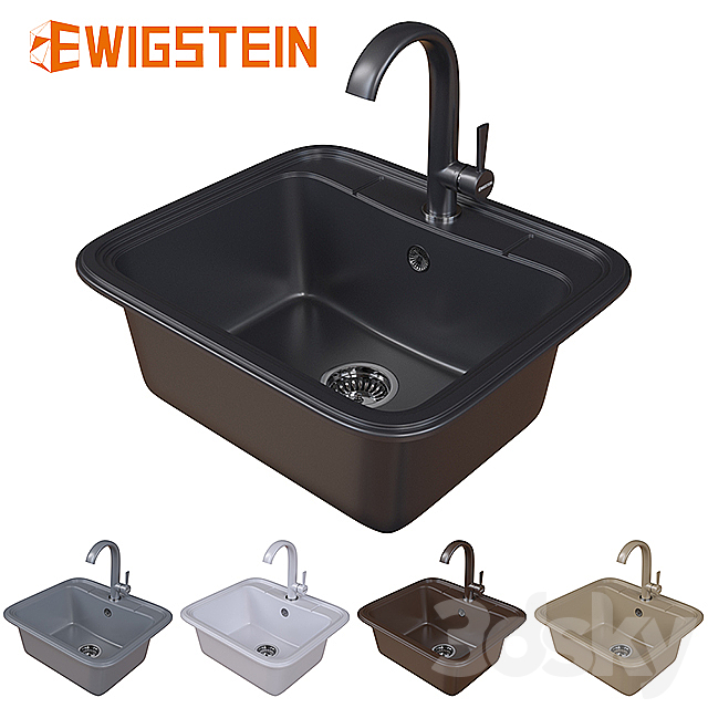 Mixer and sink EWIGSTEIN 3ds Max - thumbnail 1