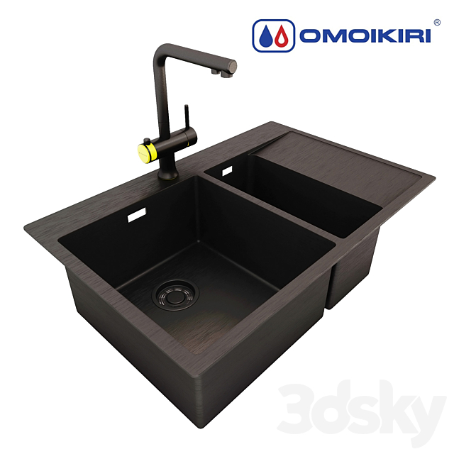 Mixer and sink OMOIKIRI 3ds Max - thumbnail 1