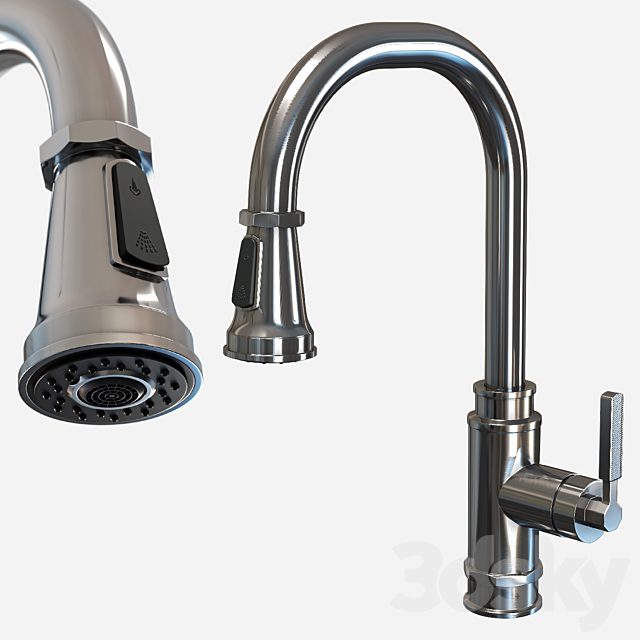 Performa Sink with Faucet 3ds Max - thumbnail 3