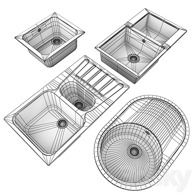 POLYGRAN set 3 3ds Max - thumbnail 3