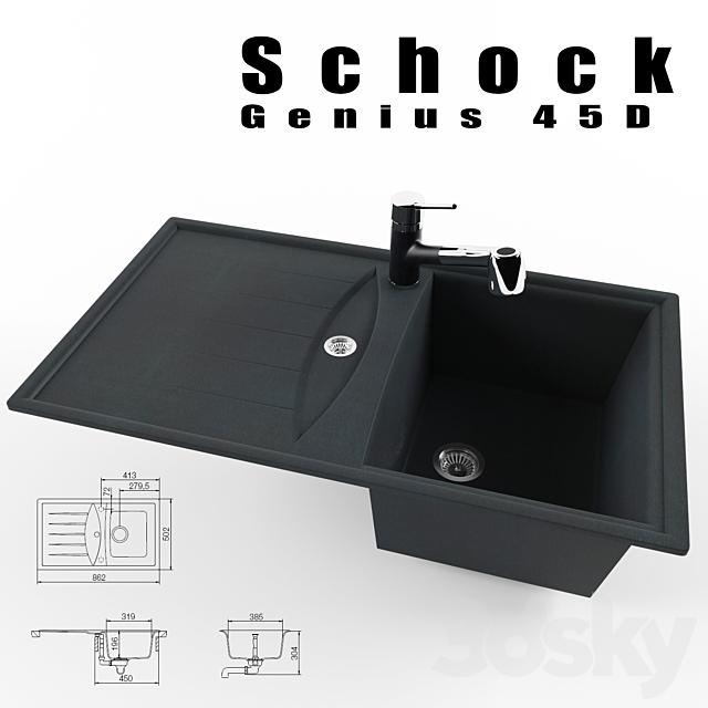 Schock Genius D-100 Reference: 700249 3ds Max - thumbnail 1