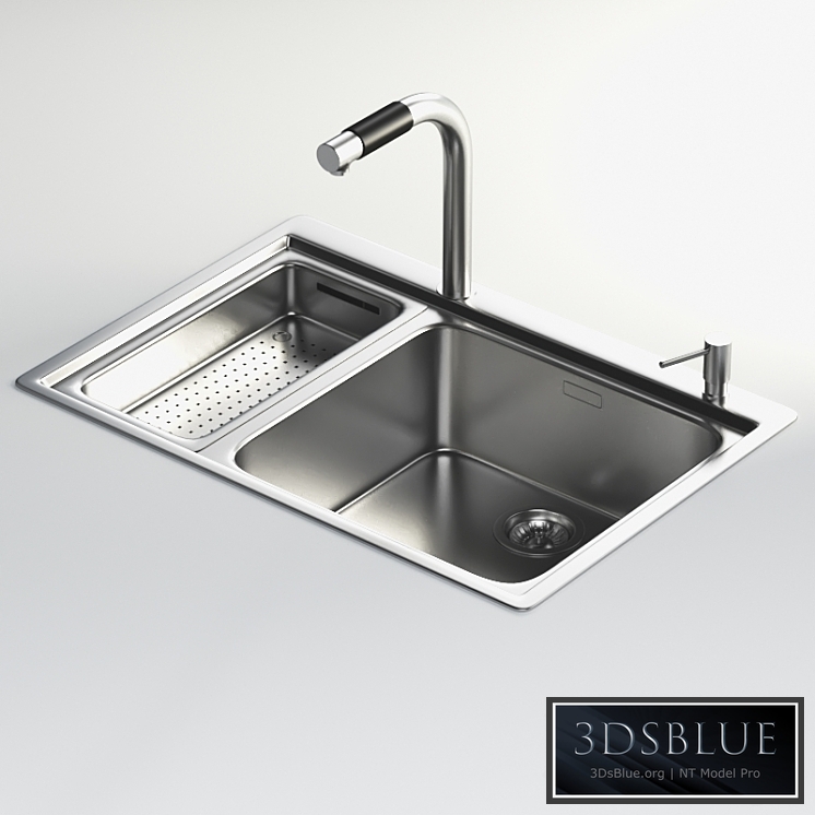 Sink CG 14 – 55×78 cm 3DS Max - thumbnail 3