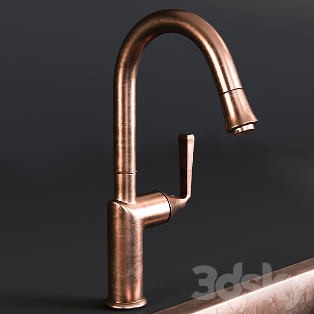 Sink Farmhouse Mixer Pieta 3DSMax File - thumbnail 2