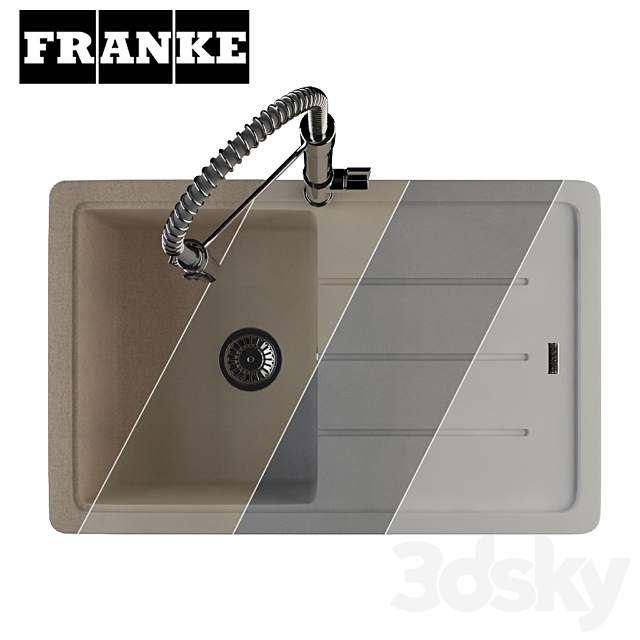 Sink Franke Basis BFG 611-78 3ds Max - thumbnail 1