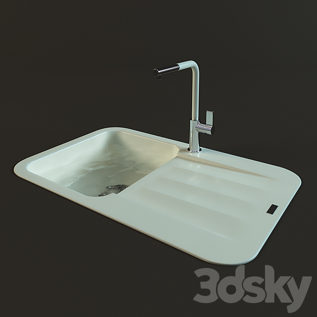 Sink Franke PBG 611-78 3ds Max - thumbnail 1