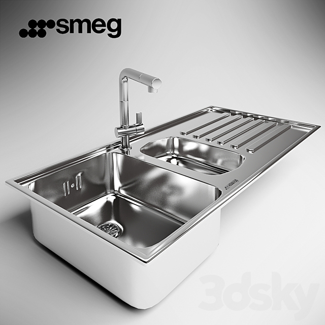 Sink Smeg LM102D 3DSMax File - thumbnail 1