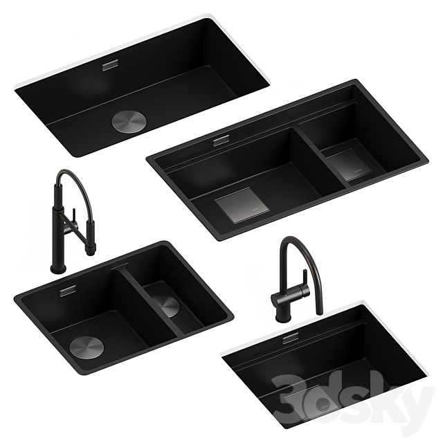 Sinks and faucets Franke 3DSMax File - thumbnail 1