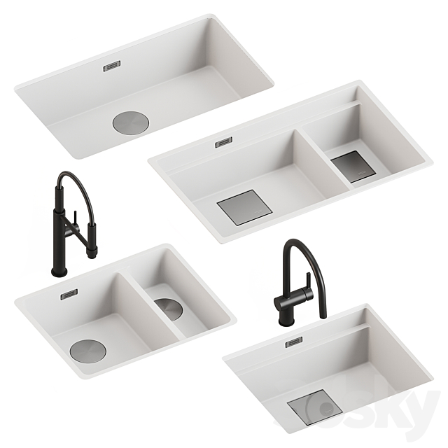 Sinks and faucets Franke 3DSMax File - thumbnail 3