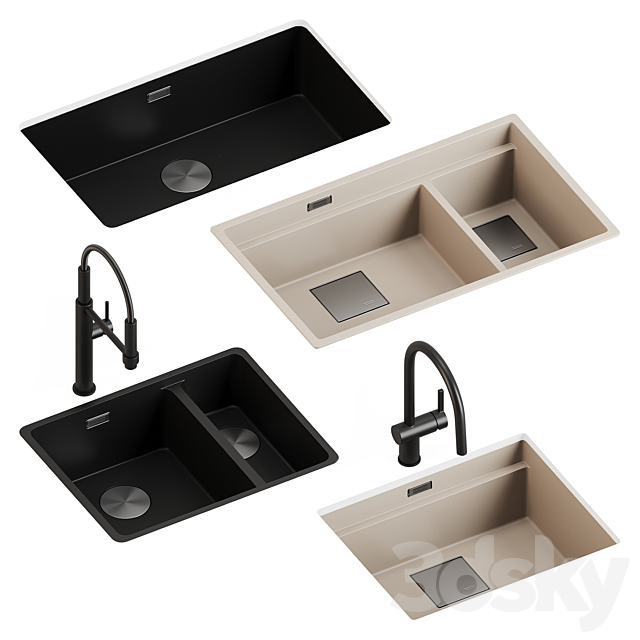 Sinks and faucets Franke 3DSMax File - thumbnail 4