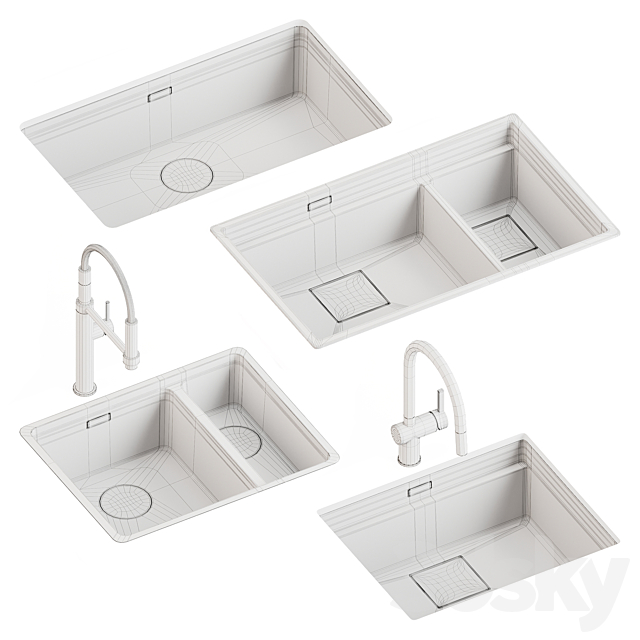 Sinks and faucets Franke 3DSMax File - thumbnail 5