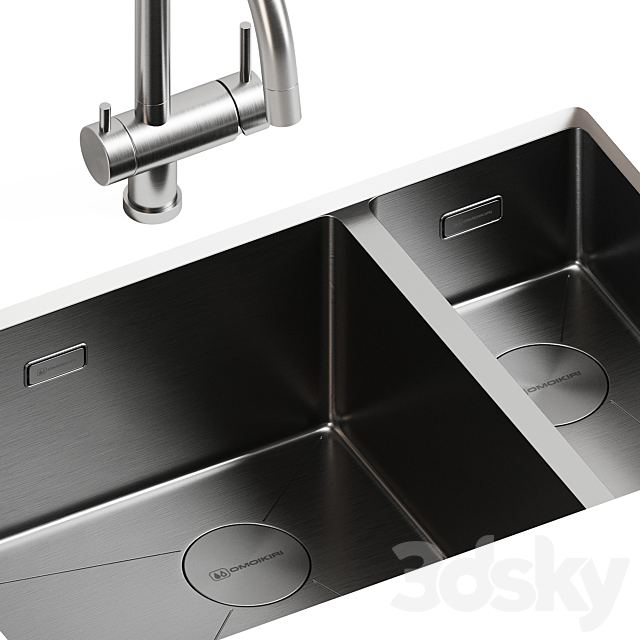 Sinks and faucets Omoikiri 3DS Max Model - thumbnail 5