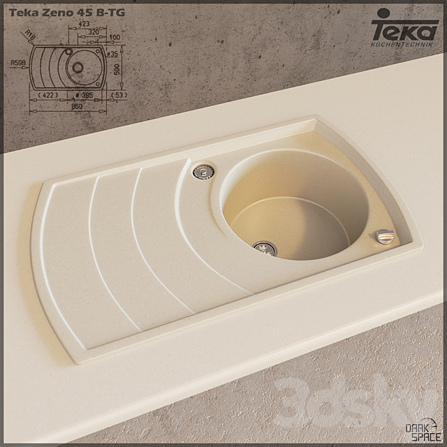 Teka Zeno 45 B-TG 3ds Max - thumbnail 1