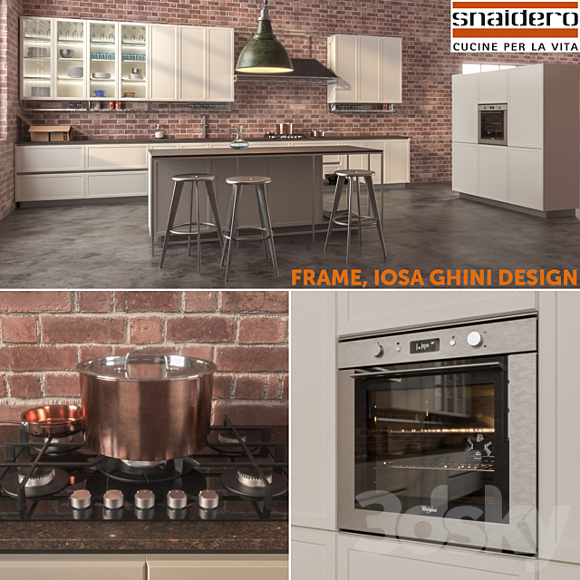 Snaidero Frame kitchen 3DSMax File - thumbnail 1