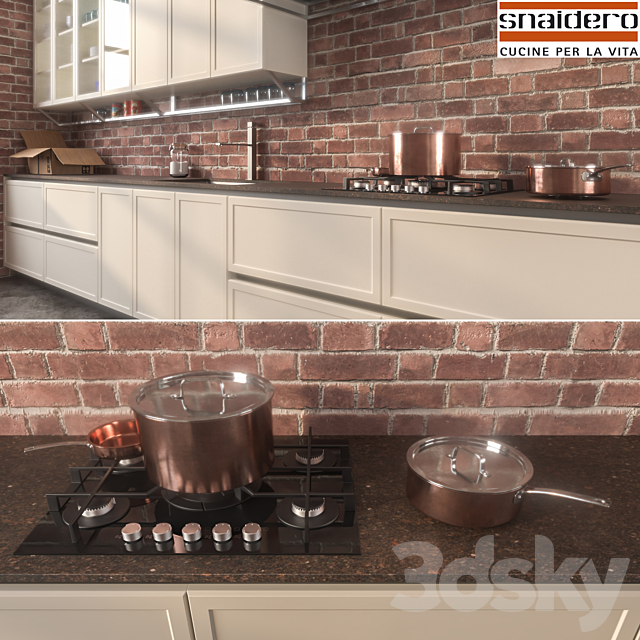 Snaidero Frame kitchen 3DSMax File - thumbnail 3