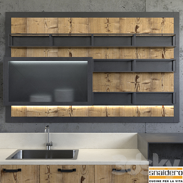 Snaidero Loft kitchen 3DSMax File - thumbnail 3