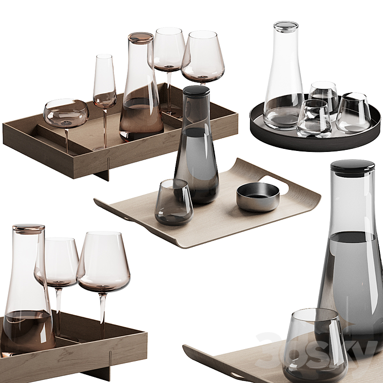 270 dishes decor set 12 BELO by blomus P01 3DS Max - thumbnail 1