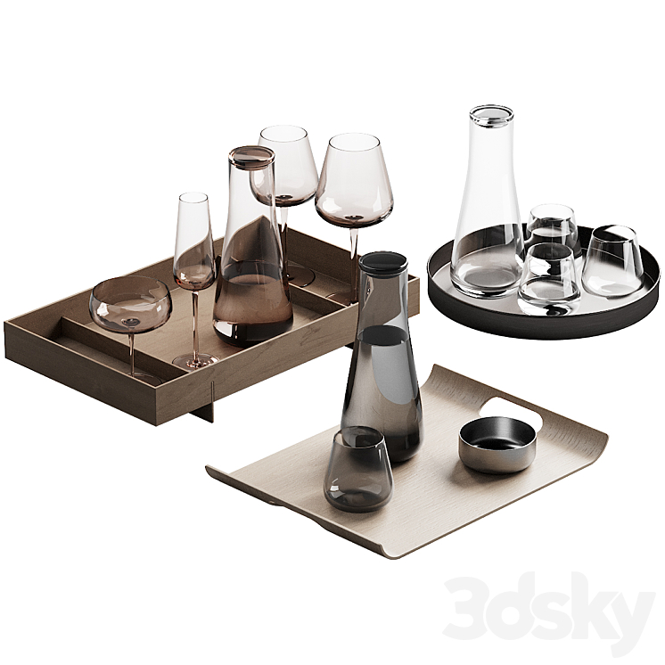 270 dishes decor set 12 BELO by blomus P01 3DS Max - thumbnail 2