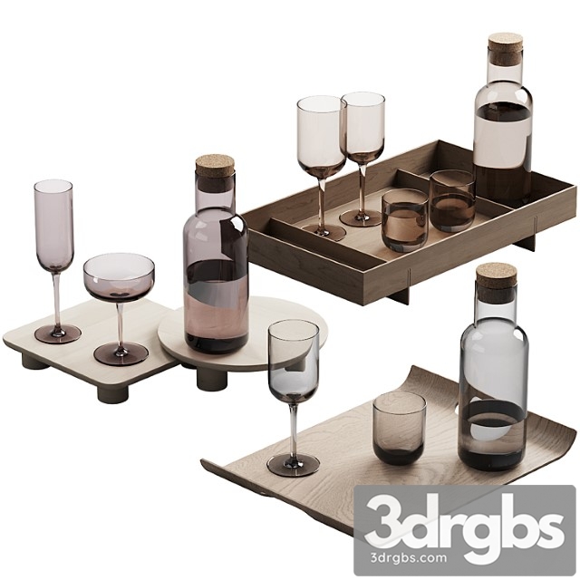 272 Dishes Decor Set 14 FUUM Water Carafe by Blomus P01 3dsmax Download - thumbnail 1