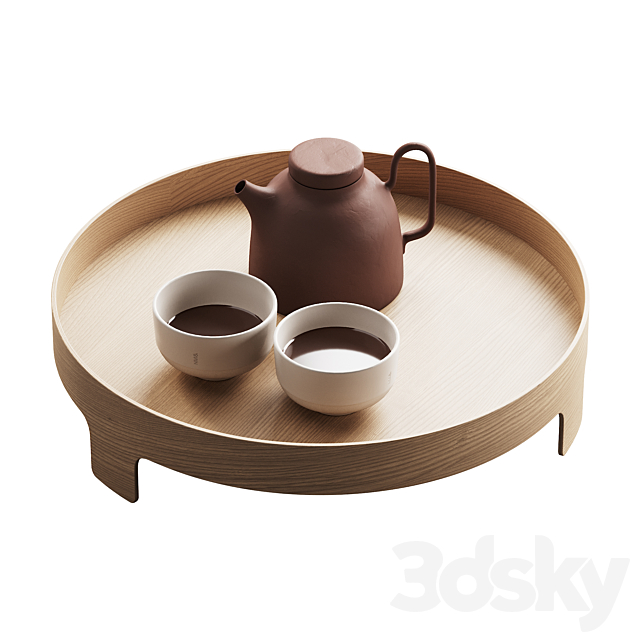 404 dishes decor set 16 tea kit by Design House Stockholm 01 3DS Max Model - thumbnail 3