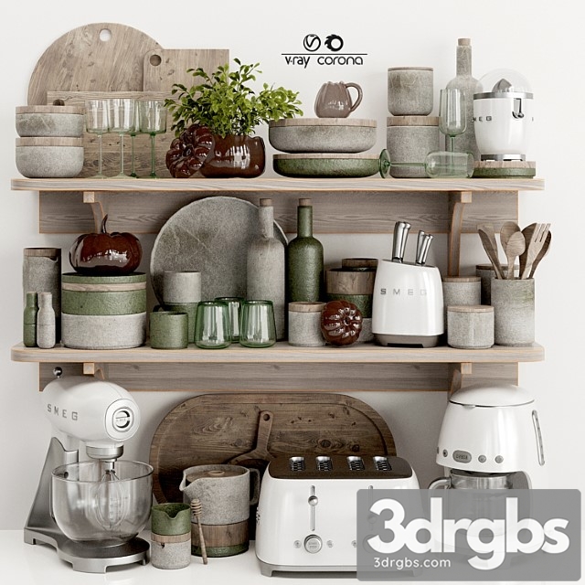 Accessories Smeg 02 1 3dsmax Download - thumbnail 1