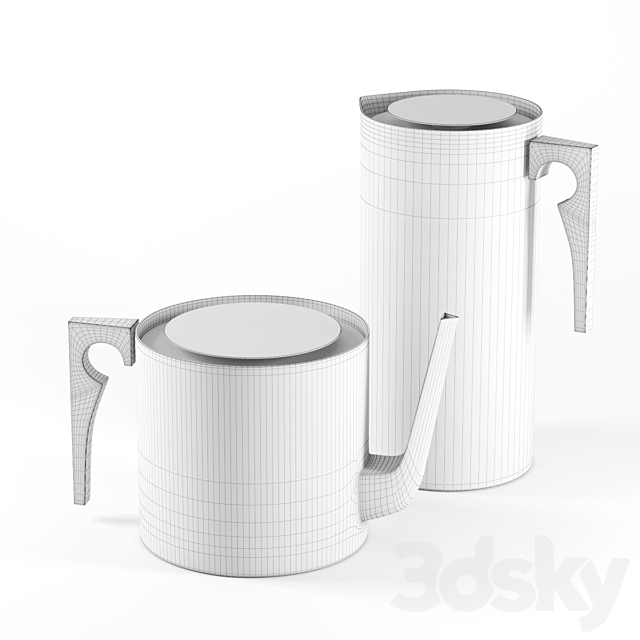 Arne jacobsen teapot 3DSMax File - thumbnail 2