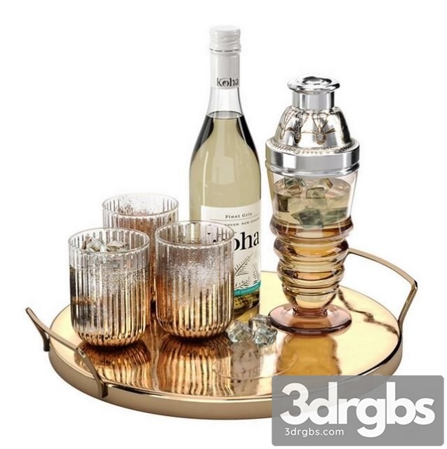 Bar Set 01 3dsmax Download - thumbnail 1