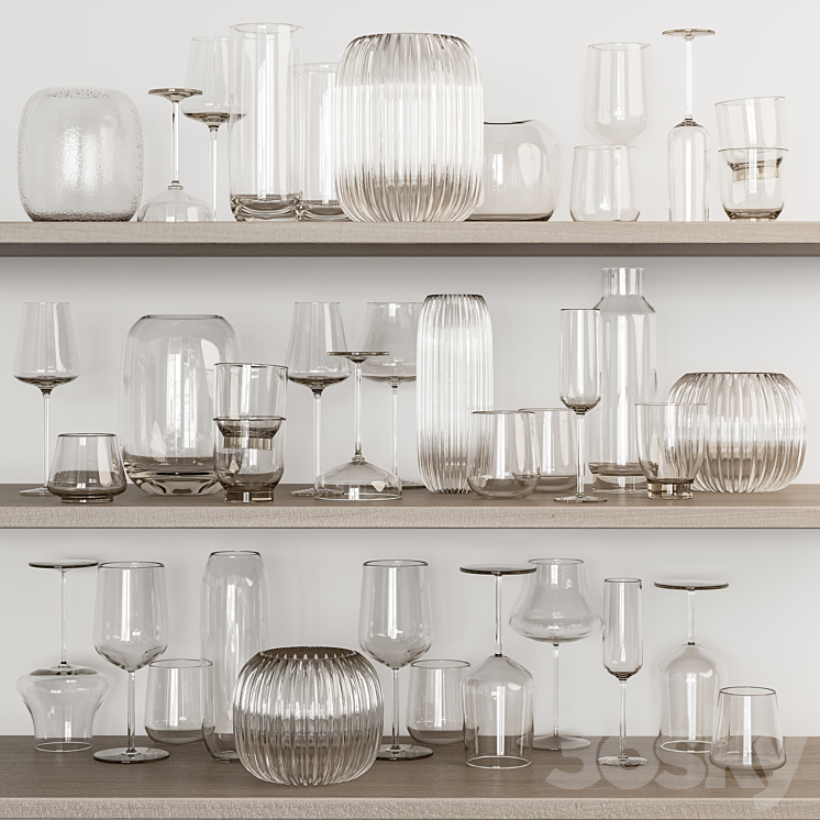 Bolia kitchenware set 3DS Max - thumbnail 1