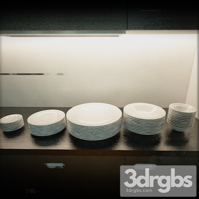 Ceramic Dishes 3dsmax Download - thumbnail 1