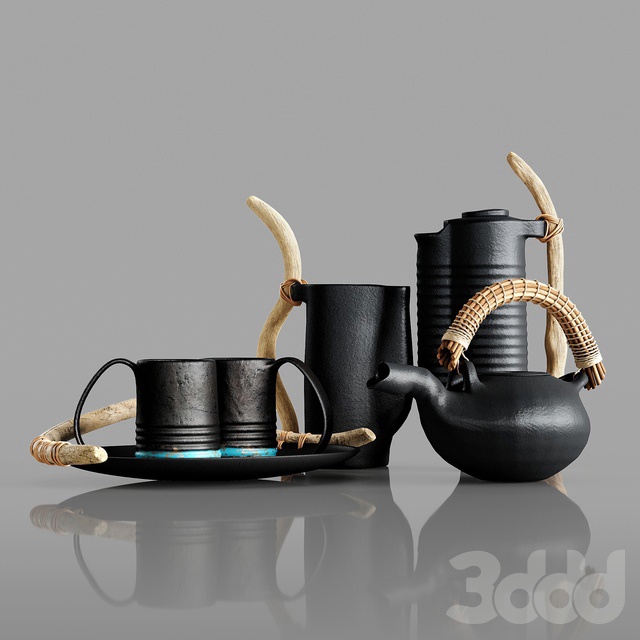 Ceramic Tableware 3DS Max - thumbnail 3