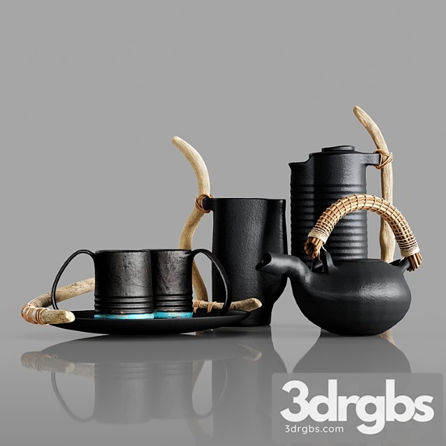 Ceramic tableware 3dsmax Download - thumbnail 1