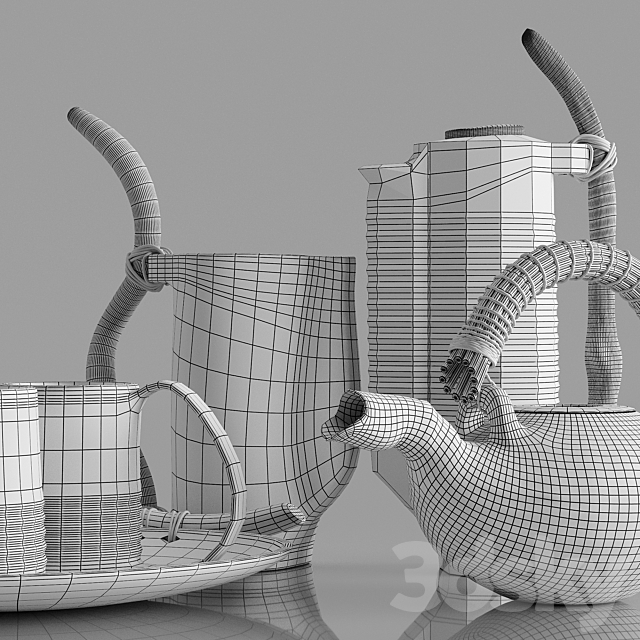 Ceramic Tableware 3DSMax File - thumbnail 5