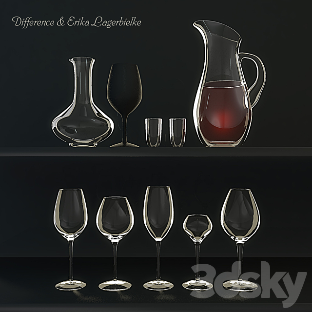 Collection Difference + Erika Lagerbielke 3DSMax File - thumbnail 1