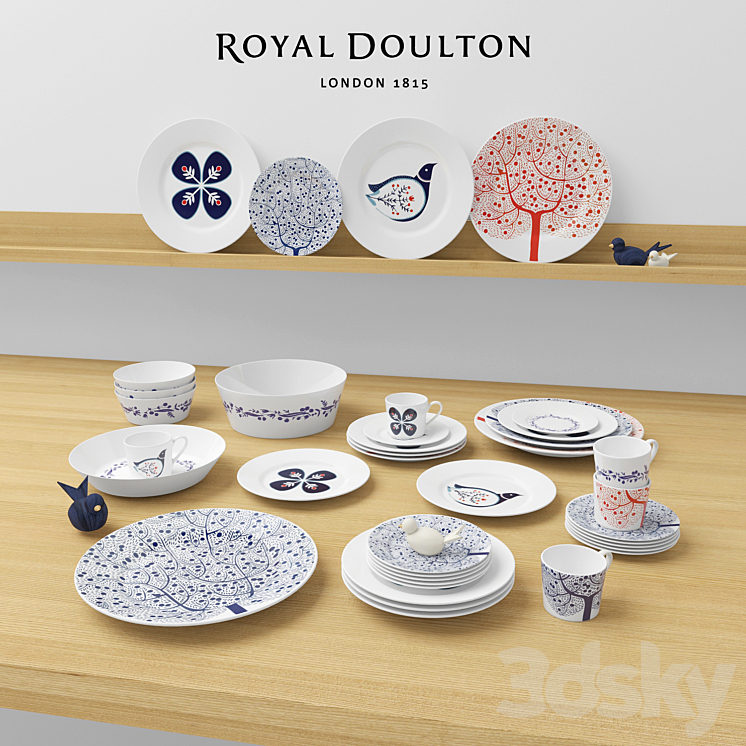 Cookware Set Royal Doulton 3DS Max - thumbnail 1