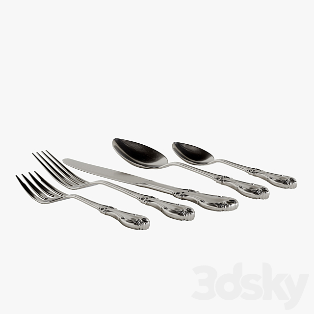 Cutlery 2 3DSMax File - thumbnail 4