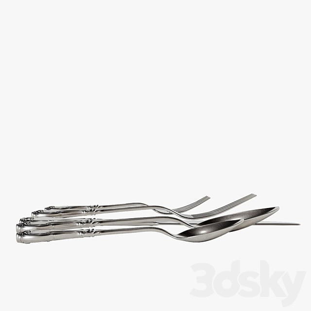 Cutlery 2 3DSMax File - thumbnail 5