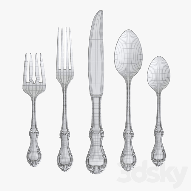 Cutlery 2 3DSMax File - thumbnail 6