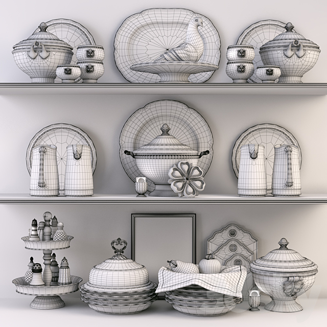 Decor Shelf vol 2 3DSMax File - thumbnail 3