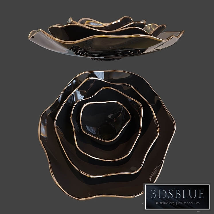 Decorative plates 3DS Max - thumbnail 3