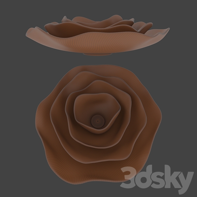 Decorative plates 3DS Max Model - thumbnail 2