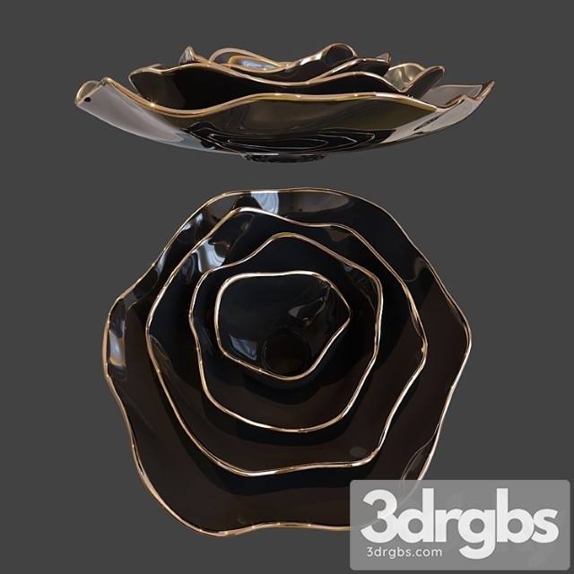 Decorative plates 3dsmax Download - thumbnail 1