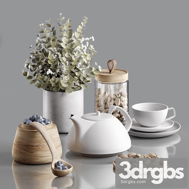 Decorative Set 034 3dsmax Download - thumbnail 1