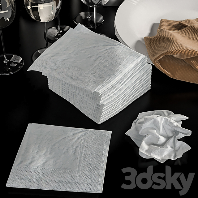 Decorative set for the kitchen 3DSMax File - thumbnail 3