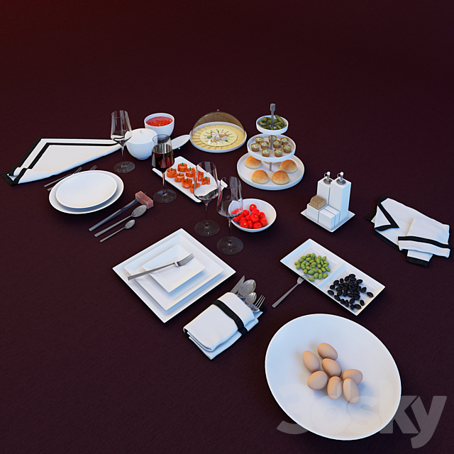 Dining Collections Loft by Rosenthal 3DSMax File - thumbnail 2