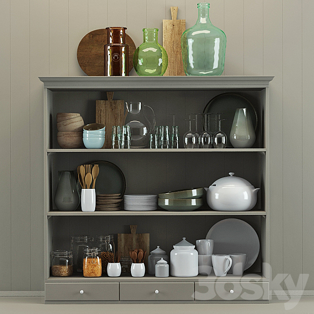 Dishes 3DSMax File - thumbnail 1